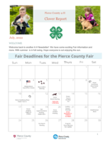 Pierce County 4-H Clover Report, July 2022