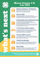 Mason County 4-H What's Next, June 2022