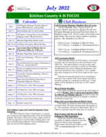 WSU Kittitas County Extension 4-H Focus, July 2022