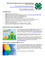 Mason County 4-H News Blast, June 2, 2022