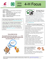 WSU Yakima County Extension 4-H Focus, July 2022