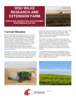 WSU Wilke Research and Extension Farm operation, production, and economic performance for 2021