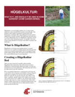 Hügelkultur : what is it, and should it be used in home gardens?