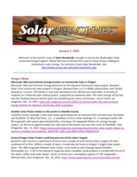 Solar Newsbriefs, January 5, 2023
