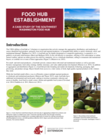 Food hub establishment : a case study of the Southwest Washington Food Hub
