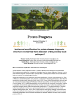 Isothermal amplification for potato disease diagnosis: what have we learned from detection of the powdery scab pathogen?