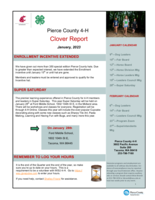 Pierce County 4-H Clover Report, January 2023