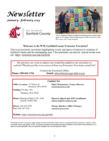 Garfield County Extension Newsletter, January-February 2023