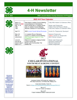 4-H Newsletter, February 17, 2023