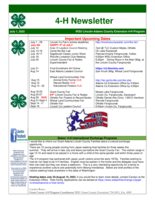 4-H Newsletter, July 1, 2022