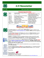 4-H Newsletter, April 1, 2022