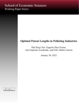 Optimal Patent Lengths in Polluting Industries