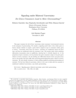 Signaling under Bilateral Uncertainty: Do Green Consumers Lead to More Greenwashing?