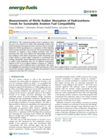 Measurements of Nitrile Rubber Absorption of Hydrocarbons: Trends for Sustainable Aviation Fuel Compatibility