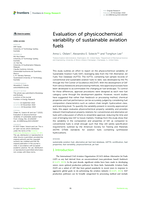 Evaluation of physicochemical variability of sustainable aviation fuels
