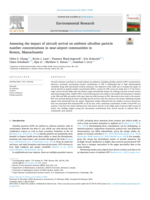 Assessing the impact of aircraft arrival on ambient ultrafine particle number concentrations in near-airport communities in Boston, Massachusetts