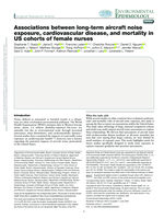 Associations between long-term aircraft noise exposure, cardiovascular disease, and mortality in US cohorts of female nurses