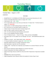 Tuesday News, August 3, 2021