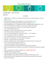 Tuesday News, June 29, 2021