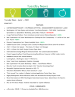 Tuesday News, June 1, 2021