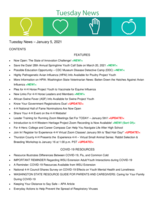 Tuesday News, January 5, 2021