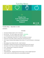 Tuesday News, November 8, 2022