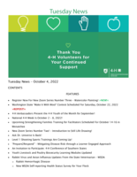 Tuesday News, October 4, 2022