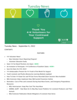 Tuesday News, September 6, 2022