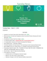 Tuesday News, March 1, 2022