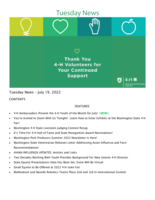 Tuesday News, July 19, 2022