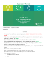 Tuesday News, April 26, 2022