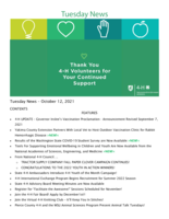 Tuesday News, October 12, 2021