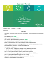 Tuesday News, October 19, 2021