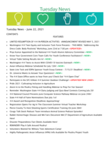 Tuesday News, June 22, 2021