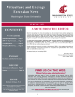 Viticulture and Enology Extension News, Spring 2023