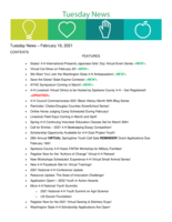 Tuesday News, February 16, 2021