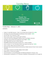 Tuesday News, February 21, 2023