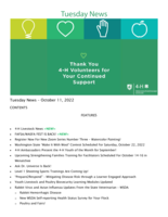 Tuesday News, October 11, 2022