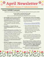 CAHNRS Business Center Newsletter, April 2023