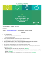 Tuesday News, August 16, 2022