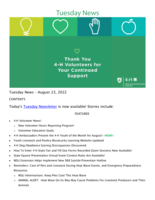 Tuesday News, August 23, 2022