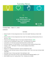 Tuesday News, March 15, 2022