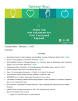 Tuesday News, February 1, 2022