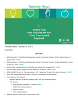 Tuesday News, January 4, 2022