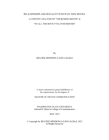 Relationships and Sexuality in Netflix Teen Movies: A Content Analysis of "The Kissing Booth" & "To All the Boys I've Loved Before"
