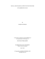 Social and Ecological Effects of Silvopasture in Washington State