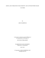 Digital Life: Formation of Self-Identity and Activism within Online Cultures