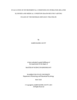 Evaluation of Environmental Conditions on Hydration-Related Illnesses and Medical Condition Diagnoses for Varying Stages of the Ironman-Distance Triathlon