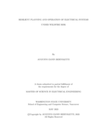 Resilient Planning and Operation of Electrical Systems under Wildfire Risk