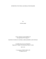 3D Printing Functional Materials for Sneakers